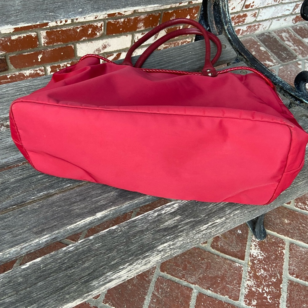 Agnes b. Voyage red travel tote - Picture 9 of 11